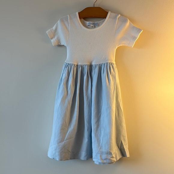 Tartine et Chocolat White and Blue Casual Sundress - Picture 1 of 5